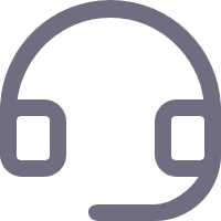 Headset icon symbolizing responsive customer support at StressCrate